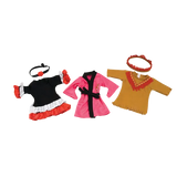 Cultural 40cm Dolls Clothes Set of 6 - Modern Teaching Aids NZ