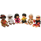 Baby Dolls with Cultural Doll Clothes 38cm (H) - Set of 6 - Modern Teaching Aids NZ