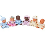 Baby Dolls with Assorted Clothes 21 cm (H) - Set of 6 - Modern Teaching Aids NZ