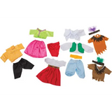 Baby Dolls with Multicultural Clothes 21 cm (H) - Set of 6 - Modern Teaching Aids NZ