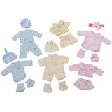 Baby Dolls with Assorted Clothes 32 cm (H) Set of 6 - Modern Teaching Aids NZ