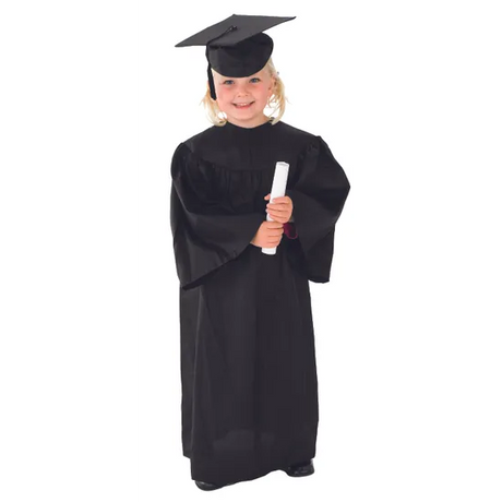 Graduation Gown & Hat 6-9 Yrs - Modern Teaching Aids NZ