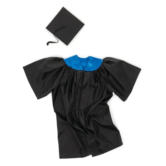 Graduation Gown & Cap Blue - Modern Teaching Aids NZ