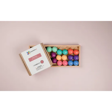 Connetix Pastel Ball Pack 16 Pieces - Modern Teaching Aids NZ