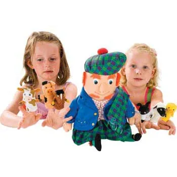 Old Macdonald and 6 Finger Puppets - Modern Teaching Aids NZ