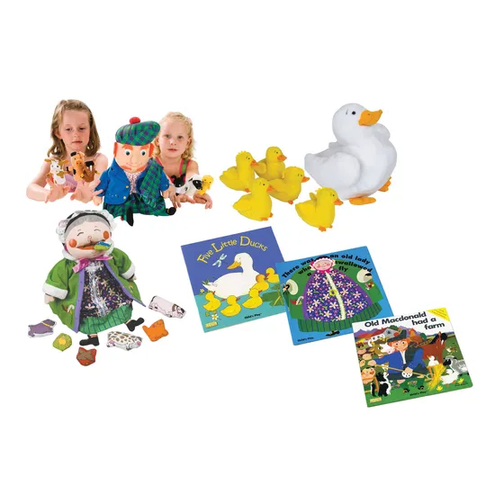 Classic Stories: Book and Puppet Set