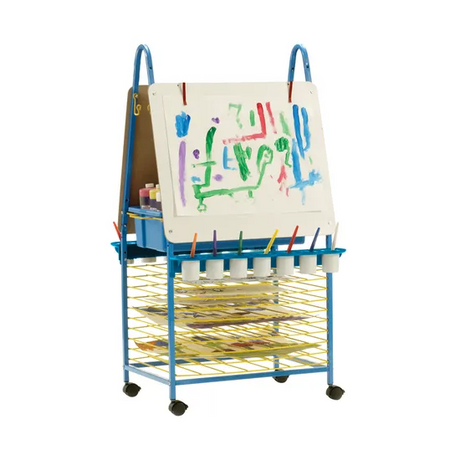 Double Sided Art Easel with Drying Rack - Modern Teaching Aids NZ
