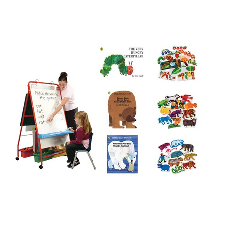 Teaching Easel and Felt Board with Stories and Felt Pieces - Modern Teaching Aids NZ