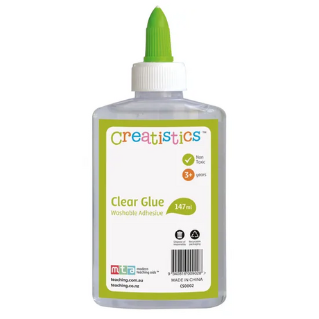 Creatistics Clear Glue 150 ml - Pack of 12 - Modern Teaching Aids NZ