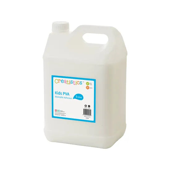 Creatistics PVA Washable School Glue 5 Litres - Modern Teaching Aids NZ