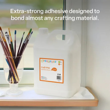 Creatistics PVA Washable Strong Craft Glue 5 Litre - Modern Teaching Aids NZ