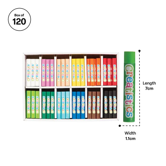 Creatistics Oil Pastels - Pack of 120 - Modern Teaching Aids NZ