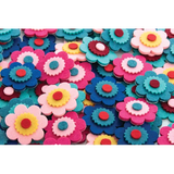 Felt Flowers - Pack of 100 - Modern Teaching Aids NZ