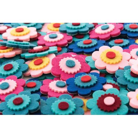 Felt Flowers - Pack of 100 - Modern Teaching Aids NZ