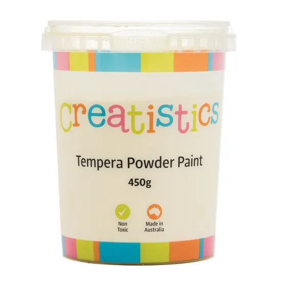 Creatistics Powder Paint - Yellow 450g - Modern Teaching Aids NZ