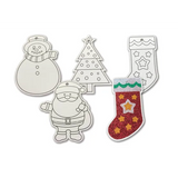 Creatistics Christmas Sand Art Shapes - Pack of 20 - Modern Teaching Aids NZ