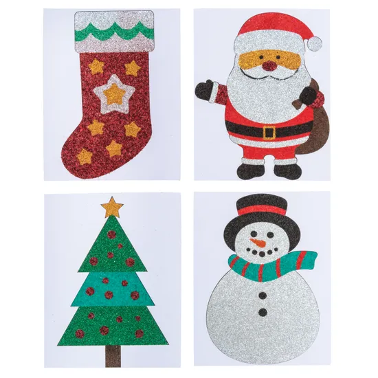 Creatistics Christmas Sand Art Shapes - Pack of 20 - Modern Teaching Aids NZ