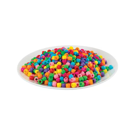 Coloured Pony Beads - Pack of 1000 - Modern Teaching Aids NZ