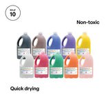 Creatistics Poster Paint 2L - Kit of 10 - Modern Teaching Aids NZ