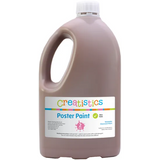 Creatistics Poster Paint 2L - Brown - Modern Teaching Aids NZ