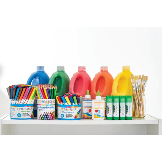 Creatistics Poster Paint 2L - Blue - Modern Teaching Aids NZ