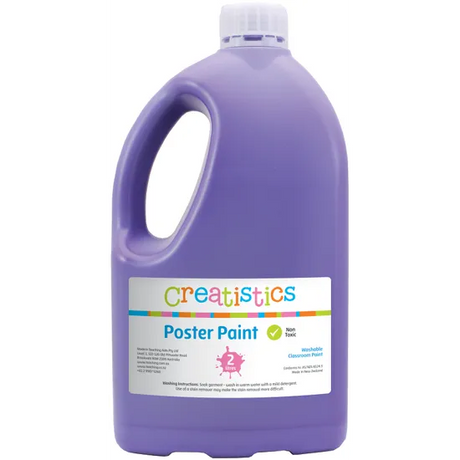 Creatistics Poster Paint 2L - Purple - Modern Teaching Aids NZ