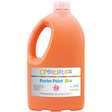 Creatistics Poster Paint 2L - Orange - Modern Teaching Aids NZ