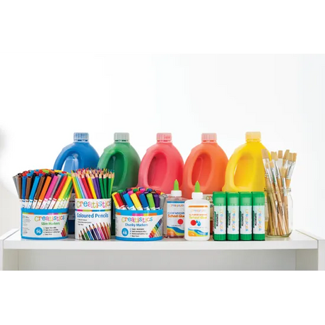 Creatistics Poster Paint 2L - Orange - Modern Teaching Aids NZ