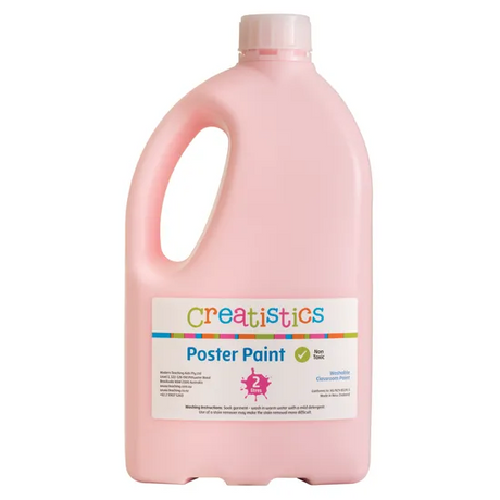 Creatistics Poster Paint 2L - Pink - Modern Teaching Aids NZ