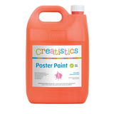 Creatistics Poster Paint 5L - Orange - Modern Teaching Aids NZ
