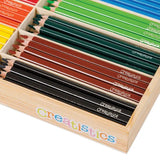 Creatistics Jumbo Triangular Coloured Pencils- Box of 144 - Modern Teaching Aids NZ