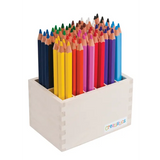 Creatistics Jumbo Hexagonal Coloured Pencils- Stand of 60 - Modern Teaching Aids NZ