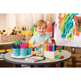 Creatistics Jumbo Hexagonal Coloured Pencils- Stand of 60 - Modern Teaching Aids NZ