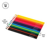 Creatistics Jumbo Triangular Coloured Pencils- Pack of 12 - Modern Teaching Aids NZ