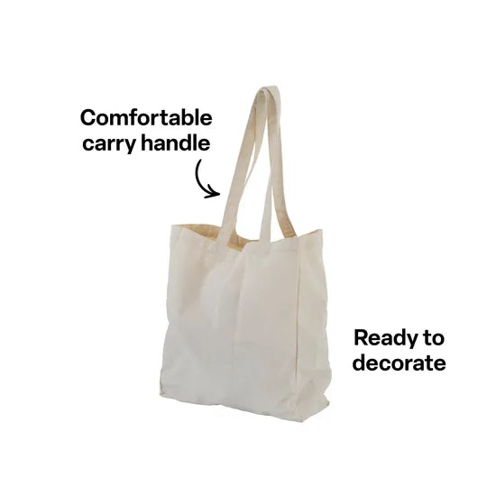 Calico Shopping Bag - Pack of 10 - Modern Teaching Aids NZ