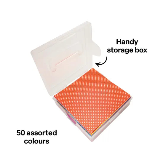 Pattern Paper Squares 15cm 60gsm - Pack of 500 - Modern Teaching Aids NZ