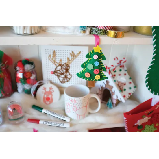 Felt Tree Sewing Kit - Pack of 10 - Modern Teaching Aids NZ