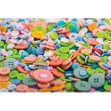 Assorted Buttons, Pastel - 600g - Modern Teaching Aids NZ