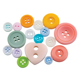 Assorted Buttons, Pastel - 600g - Modern Teaching Aids NZ
