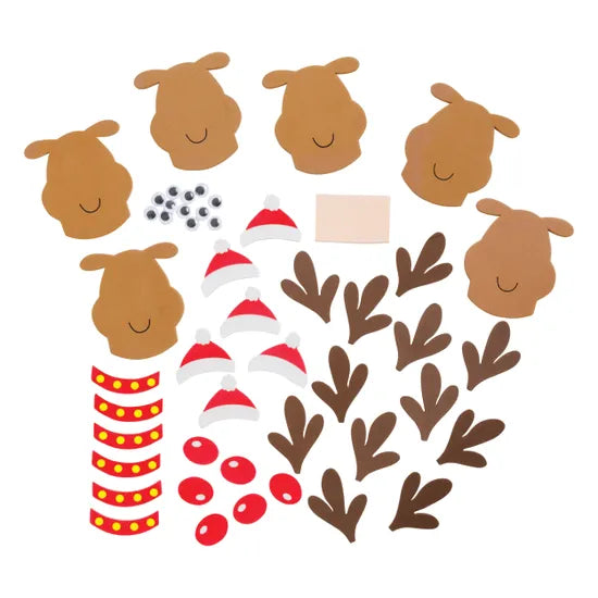 Foam Reindeer Kit - Pack of 12 - Modern Teaching Aids NZ