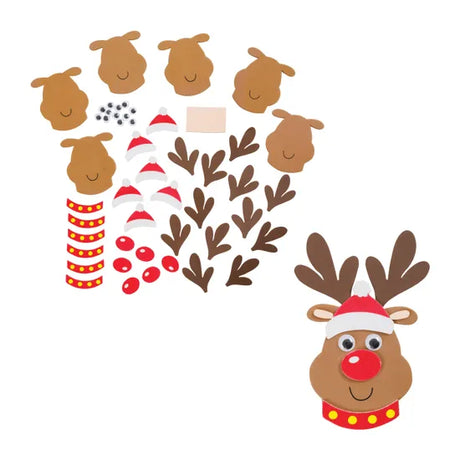 Foam Reindeer Kit - Pack of 12 - Modern Teaching Aids NZ