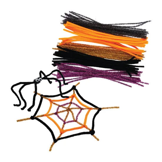 Halloween Pipe Cleaners - Pack of 100 - Modern Teaching Aids NZ