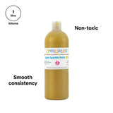 Creatistics Super Sparkle Paint 1L - Gold - Modern Teaching Aids NZ