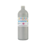 Creatistics Super Sparkle Paint 1 L - Silver - Modern Teaching Aids NZ