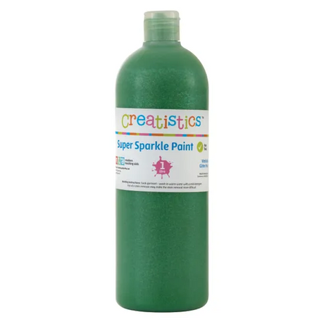 Creatistics Super Sparkle Paint 1L - Green - Modern Teaching Aids NZ