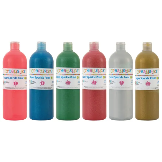 Creatistics Super Sparkle Paint 1L - Green - Modern Teaching Aids NZ