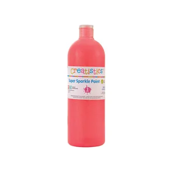 Creatistics Super Sparkle Paint 1L - Pink - Modern Teaching Aids NZ