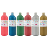 Creatistics Super Sparkle Paint 1L - Set of 6 - Modern Teaching Aids NZ