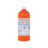 Fluoro Poster Paint 1L - Orange - Modern Teaching Aids NZ