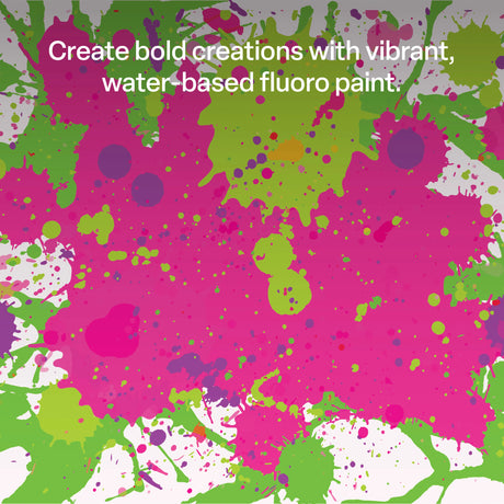 Creatistics Fluoro Poster Paint 1 L - Blue - Modern Teaching Aids NZ